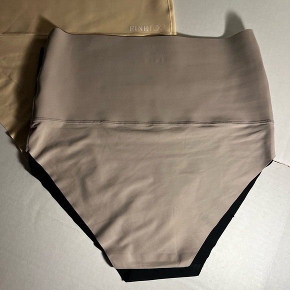 3 Pair Fine Too Highwaisted Tummy Control Size Large Panties New - Picture 5 of 7